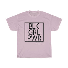 Load image into Gallery viewer, BLK GRL PWR Unisex Heavy Cotton Tee