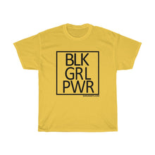 Load image into Gallery viewer, BLK GRL PWR Unisex Heavy Cotton Tee
