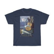 Load image into Gallery viewer, MAN BUN BLUES Unisex Heavy Cotton Tee