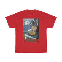 Load image into Gallery viewer, MAN BUN BLUES Unisex Heavy Cotton Tee
