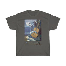 Load image into Gallery viewer, MAN BUN BLUES Unisex Heavy Cotton Tee