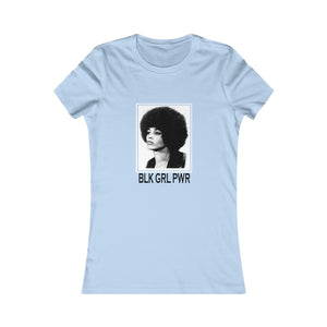 BLK GIRL PWR ANGIE D Women's Favorite Tee