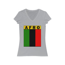 Load image into Gallery viewer, Women&#39;s Jersey Short Sleeve V-Neck Tee