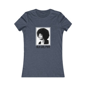 BLK GIRL PWR ANGIE D Women's Favorite Tee