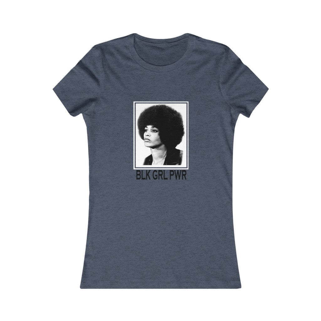 BLK GIRL PWR ANGIE D Women's Favorite Tee
