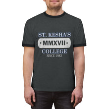Load image into Gallery viewer, ST.KESHA&#39;S COLLEGE Unisex Ringer Tee