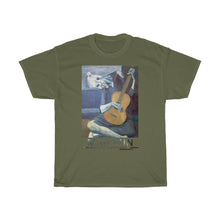 Load image into Gallery viewer, MAN BUN BLUES Unisex Heavy Cotton Tee