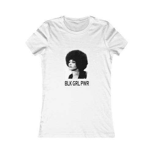 BLK GIRL PWR ANGIE D Women's Favorite Tee