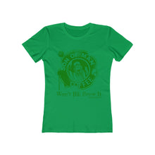 Load image into Gallery viewer, Won&#39;t He Brew It Green Tee Version Women&#39;s The Boyfriend Tee