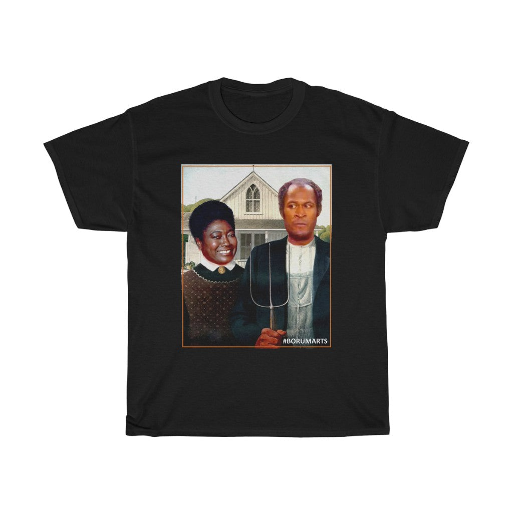 MAW AND PAW EVANS Unisex Heavy Cotton Tee