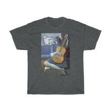 Load image into Gallery viewer, MAN BUN BLUES Unisex Heavy Cotton Tee