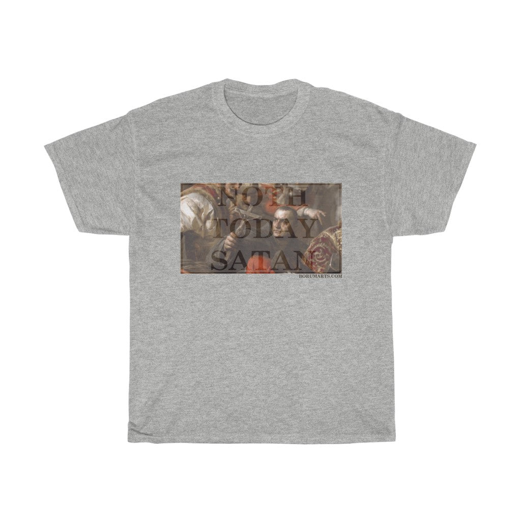 NOTH TODAY SATAN Unisex Heavy Cotton Tee