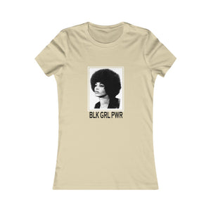 BLK GIRL PWR ANGIE D Women's Favorite Tee