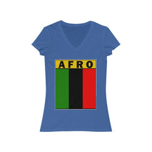 Load image into Gallery viewer, Women&#39;s Jersey Short Sleeve V-Neck Tee
