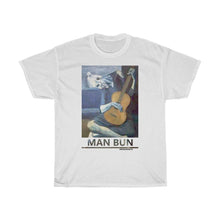 Load image into Gallery viewer, MAN BUN BLUES Unisex Heavy Cotton Tee
