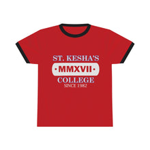 Load image into Gallery viewer, ST.KESHA&#39;S COLLEGE Unisex Ringer Tee