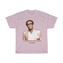 Load image into Gallery viewer, I Grew Up on Bobby Womack Unisex Heavy Cotton Tee