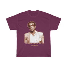 Load image into Gallery viewer, I Grew Up on Bobby Womack Unisex Heavy Cotton Tee
