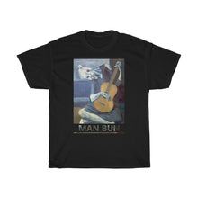Load image into Gallery viewer, MAN BUN BLUES Unisex Heavy Cotton Tee