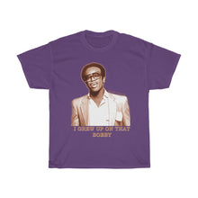 Load image into Gallery viewer, I Grew Up on Bobby Womack Unisex Heavy Cotton Tee